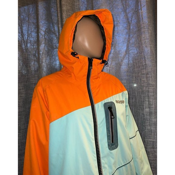 ORAGE Men's Xavier Pro Insulated Shell Ski Jacket Weatherproof Fleece Lined - Picture 9 of 12